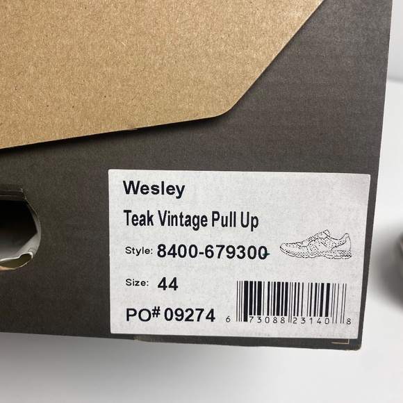 Dansko Brown Leather Oxford Sneakers with White Soles - Picture 4 of 9